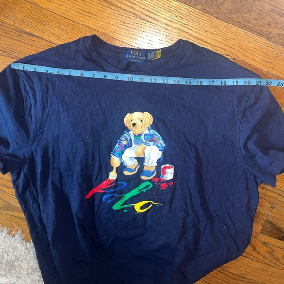 Polo Ralph Lauren Men's Navy Polo Bear Graphic Crew-Neck T-Shirt Size XL - Picture 5 of 16